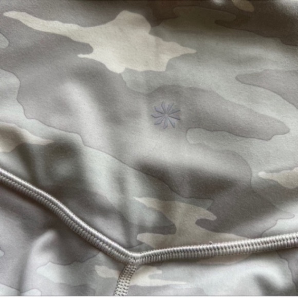 NWOT Athleta Elation 7/8 yoga athletic tights / leggings abalone grey camo print - Picture 8 of 12